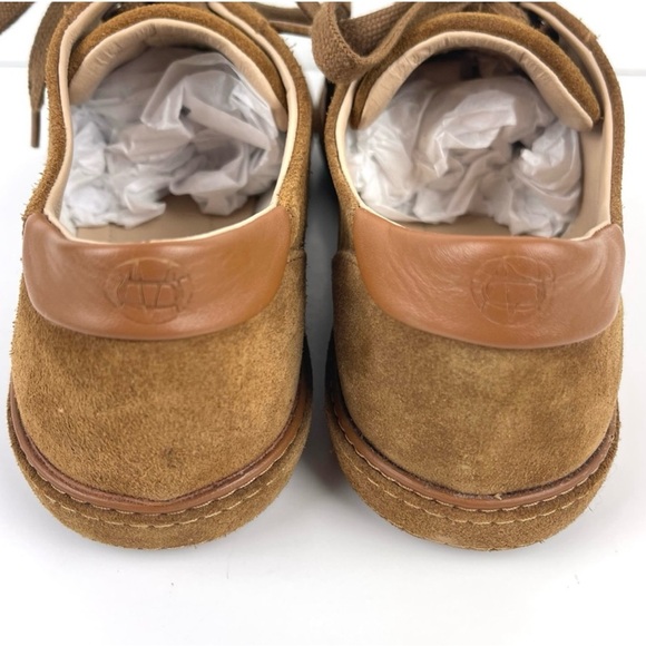MASSIMO DUTTI Brown Suede Sneakers - Picture 3 of 8